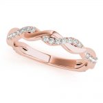 Braided Wedding Band, in Rose Gold - 51074