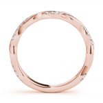 Braided Wedding Band, in Rose Gold - 51074