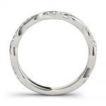 Braided Wedding Band, in Platinum - 51074