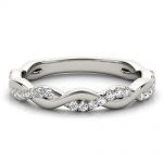 Braided Wedding Band, in Platinum - 51074