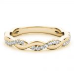 Braided Wedding Band, in Yellow Gold - 51074