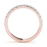 Diamond Wedding Ring, in Rose Gold - 85148