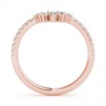 Fashion Wedding Ring, Marquise Shape, in Rose Gold - 85222