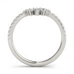 Fashion Wedding Ring, Marquise Shape, in Sterling Silver - 85222