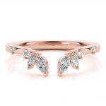 Fashion Wedding Ring, Marquise Shape, in Rose Gold - 85223