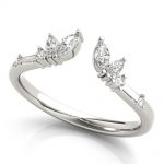 Fashion Wedding Ring, Marquise Shape, in Sterling Silver - 85223