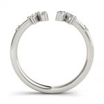 Fashion Wedding Ring, Marquise Shape, in White Gold - 85223