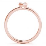 Solitaire Fashion Ring, Pear Shape, in Rose Gold - 85205