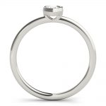 Solitaire Fashion Ring, Pear Shape, in White Gold - 85205