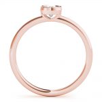 Solitaire Fashion Ring, Cushion Shape, in Rose Gold - 85207