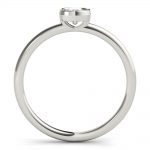 Solitaire Fashion Ring, Cushion Shape, in Sterling Silver - 85207