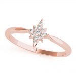 Diamond Fashion Ring, Round Shape, in Rose Gold - 85177