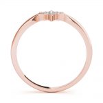 Diamond Fashion Ring, Round Shape, in Rose Gold - 85177