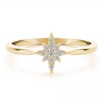 Diamond Fashion Ring, Round Shape, in Yellow Gold - 85177