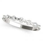 Diamond Wedding Ring, in Sterling Silver - 51155