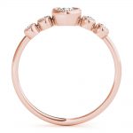 Multirow Stackable Fashion Ring, Round Shape, in Rose Gold - 85211