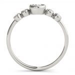 Multirow Stackable Fashion Ring, Round Shape, in White Gold - 85211