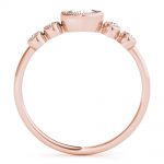 Multirow Stackable Fashion Ring, Oval Shape, in Rose Gold - 85213