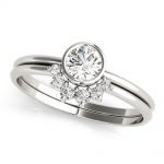 Diamond Fashion Ring, Round Shape, in White Gold - 85214