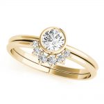 Diamond Fashion Ring, Round Shape, in Yellow Gold - 85214