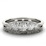 Diamond Fashion Ring, Pear Shape, in Platinum - 85215