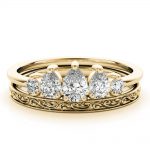 Diamond Fashion Ring, Pear Shape, in Yellow Gold - 85215