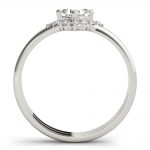 Diamond Fashion Ring, Square Shape, in Platinum - 85217