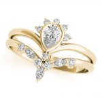 Diamond Fashion Ring, Pear Shape, in Yellow Gold - 85218