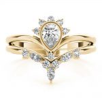 Diamond Fashion Ring, Pear Shape, in Yellow Gold - 85218