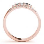 Diamond Fashion Ring, Baguette Shape, in Rose Gold - 85219