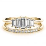 Diamond Fashion Ring, Baguette Shape, in Yellow Gold - 85219