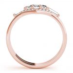 Diamond Fashion Ring, Baguette Shape, in Rose Gold - 85220