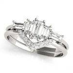 Diamond Fashion Ring, Baguette Shape, in Platinum - 85220