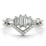 Diamond Fashion Ring, Baguette Shape, in Platinum - 85220