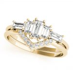 Diamond Fashion Ring, Baguette Shape, in Yellow Gold - 85220