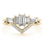 Diamond Fashion Ring, Baguette Shape, in Yellow Gold - 85220