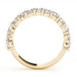 Diamond Wedding Ring, Round Shape, in Yellow Gold - 85208