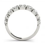 Multirow Wedding Ring, Round Shape, in Platinum - 85210