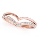 Fashion Wedding Ring, Pear Shape, in Rose Gold - 85216