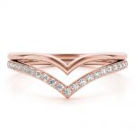 Fashion Wedding Ring, Pear Shape, in Rose Gold - 85216