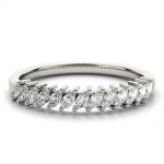 Diamond Wedding Ring, in White Gold - 85235