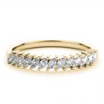 Diamond Wedding Ring, in Yellow Gold - 85235