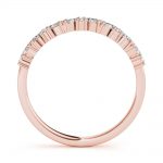 Diamond Wedding Ring, in Rose Gold - 85236