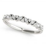 Diamond Wedding Ring, in White Gold - 85236