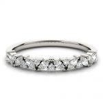 Diamond Wedding Ring, in White Gold - 85236