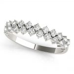 Double Row Wedding Ring, in Platinum - 85237