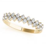 Double Row Wedding Ring, in Yellow Gold - 85237