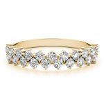 Double Row Wedding Ring, in Yellow Gold - 85237