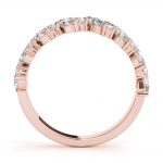 Double Row Wedding Ring, in Rose Gold - 85238