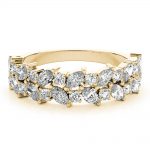 Double Row Wedding Ring, in Yellow Gold - 85238